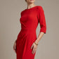 Havana Boat Neck Maxi Dress