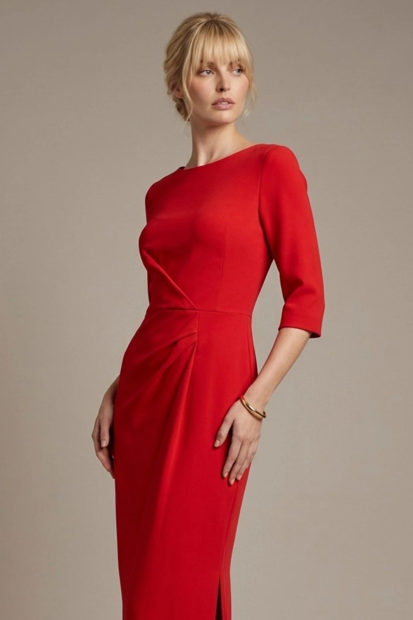 Havana Boat Neck Maxi Dress