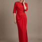 Havana Boat Neck Maxi Dress