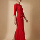 Havana Boat Neck Maxi Dress