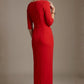 Havana Boat Neck Maxi Dress