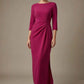 Havana Boat Neck Maxi Dress