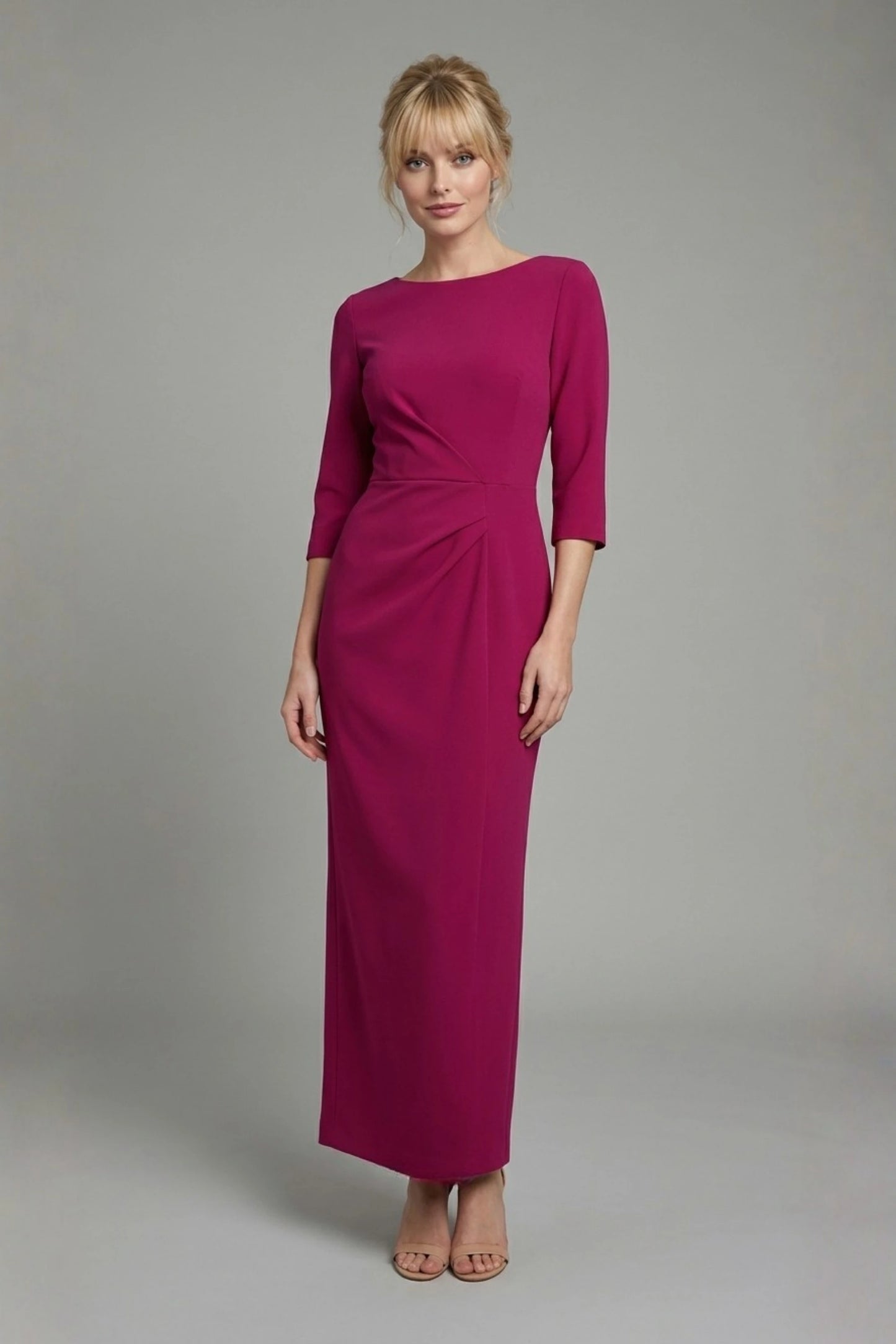 Havana Boat Neck Maxi Dress
