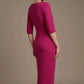 Havana Boat Neck Maxi Dress