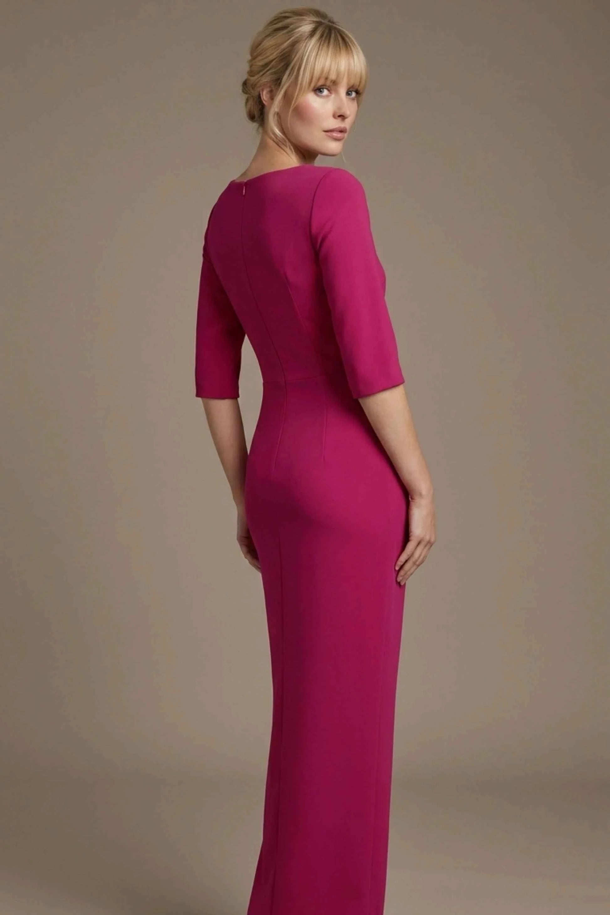 Havana Boat Neck Maxi Dress