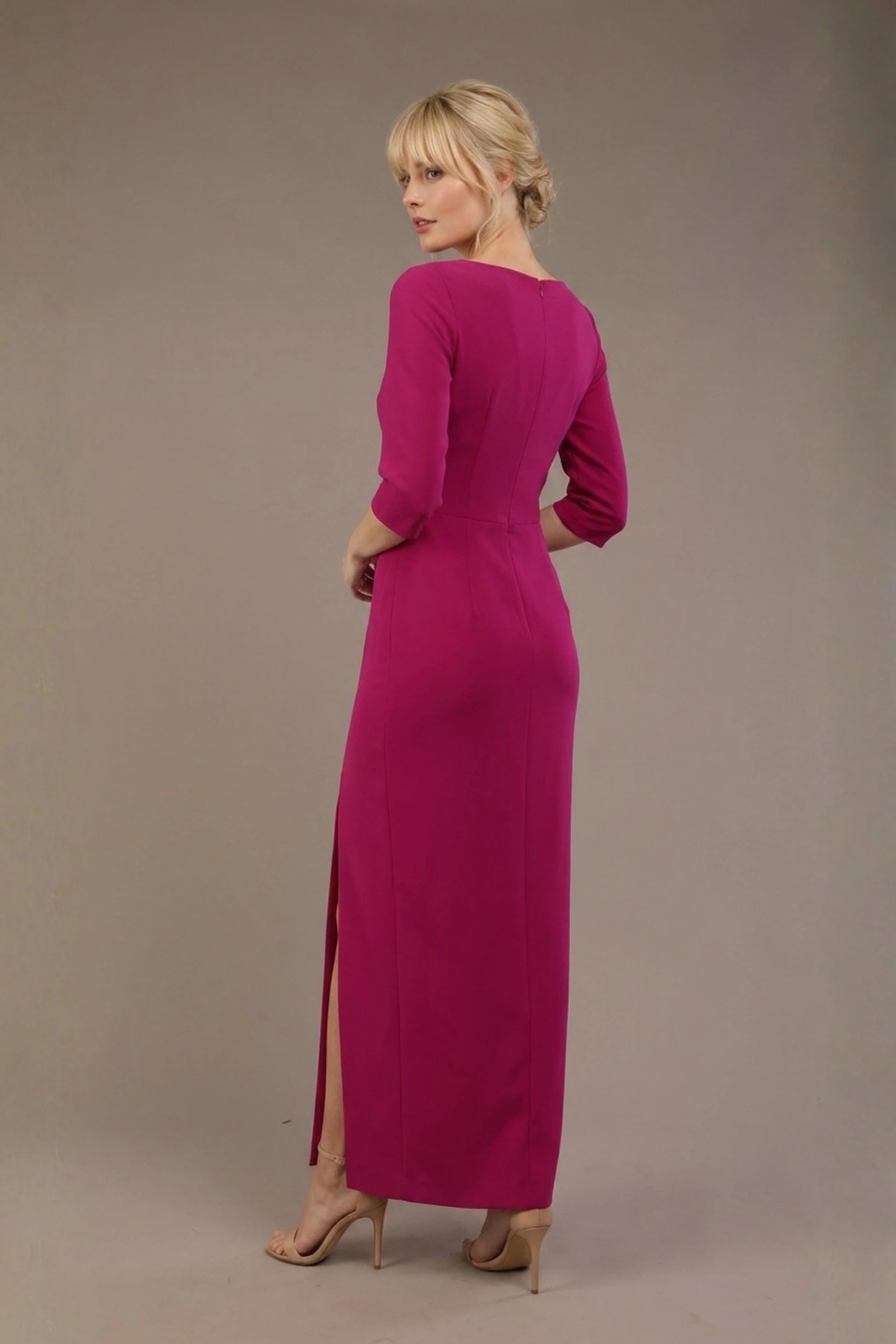 Havana Boat Neck Maxi Dress