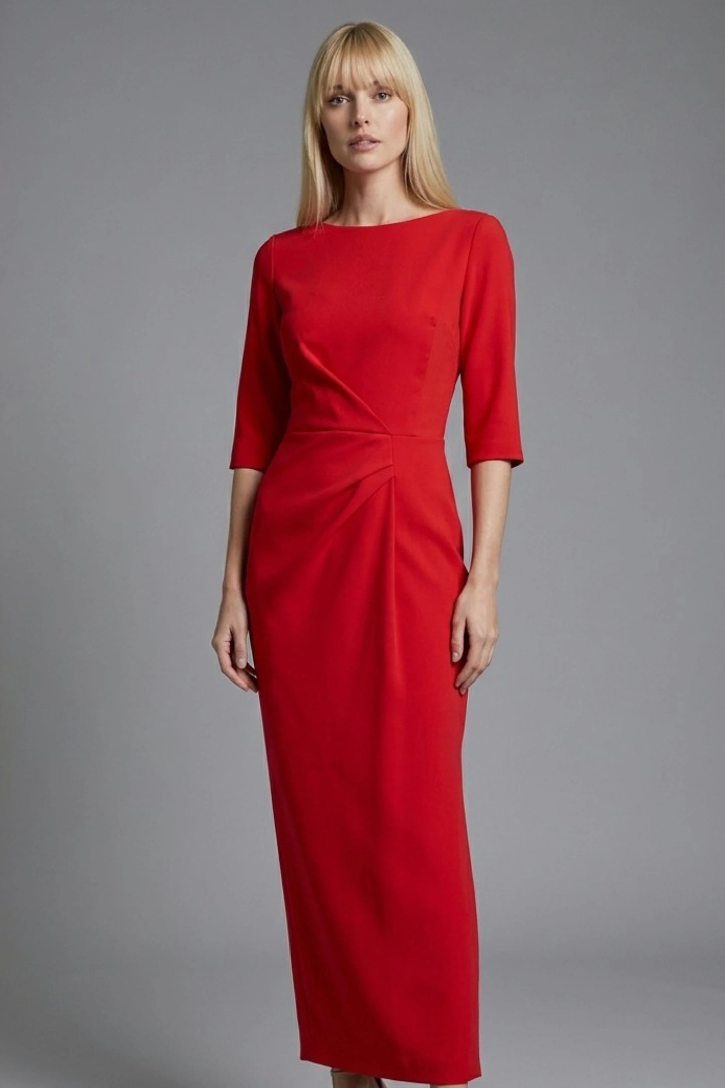 Havana Boat Neck Maxi Dress