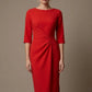 Havana Boat Neck Maxi Dress