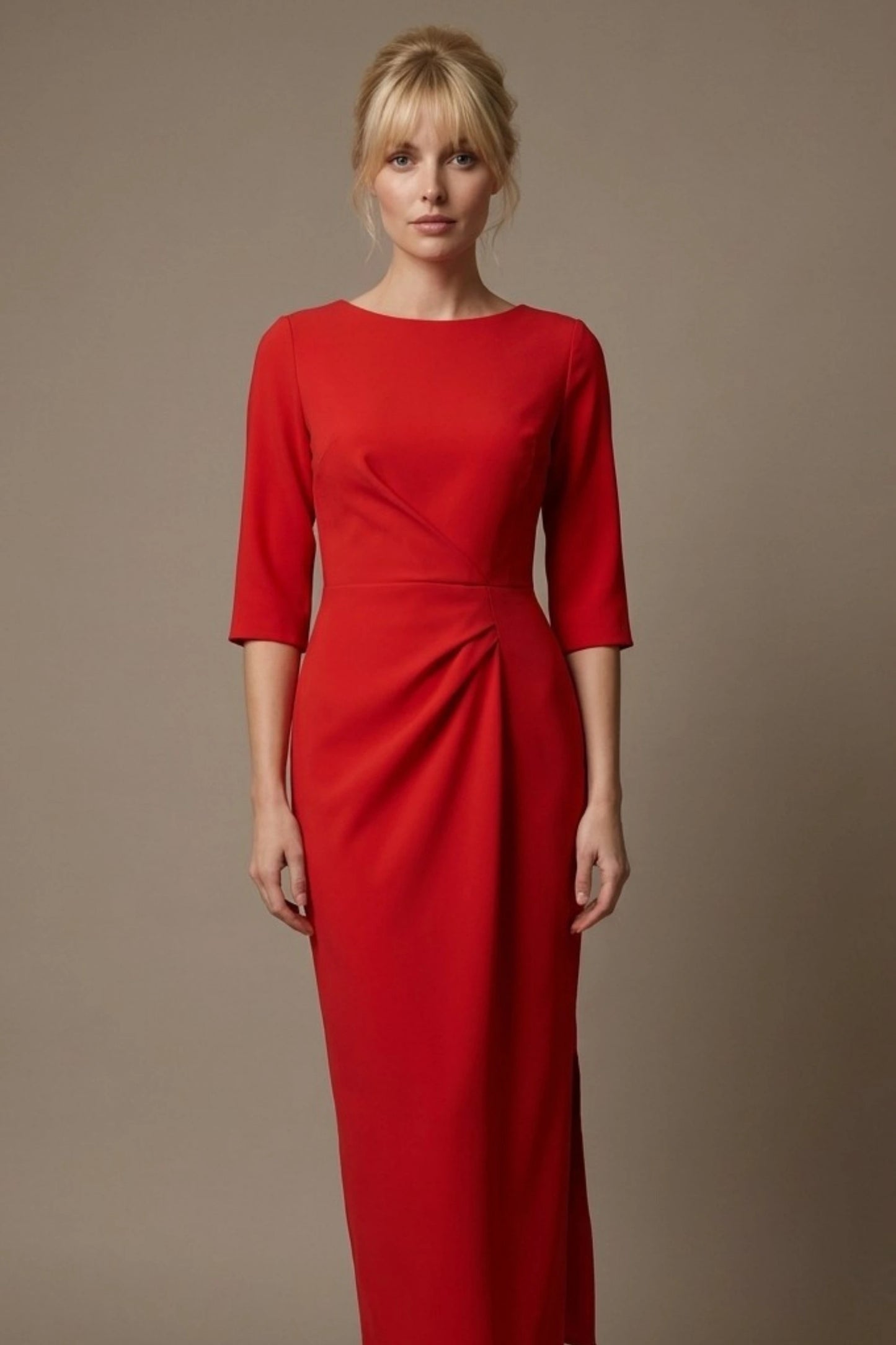 Havana Boat Neck Maxi Dress