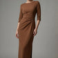 Havana Boat Neck Maxi Dress