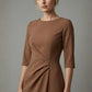Havana Boat Neck Maxi Dress