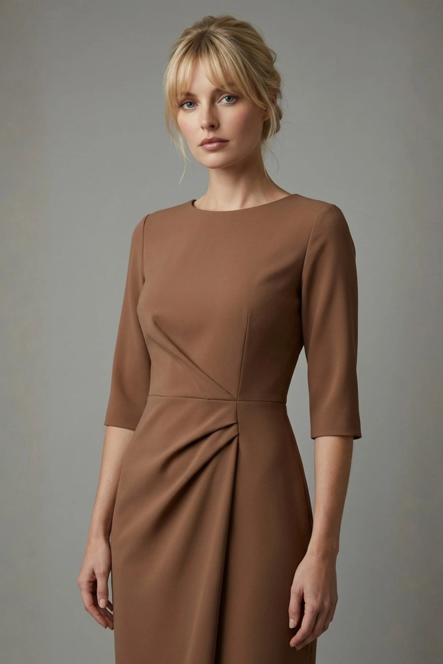Havana Boat Neck Maxi Dress