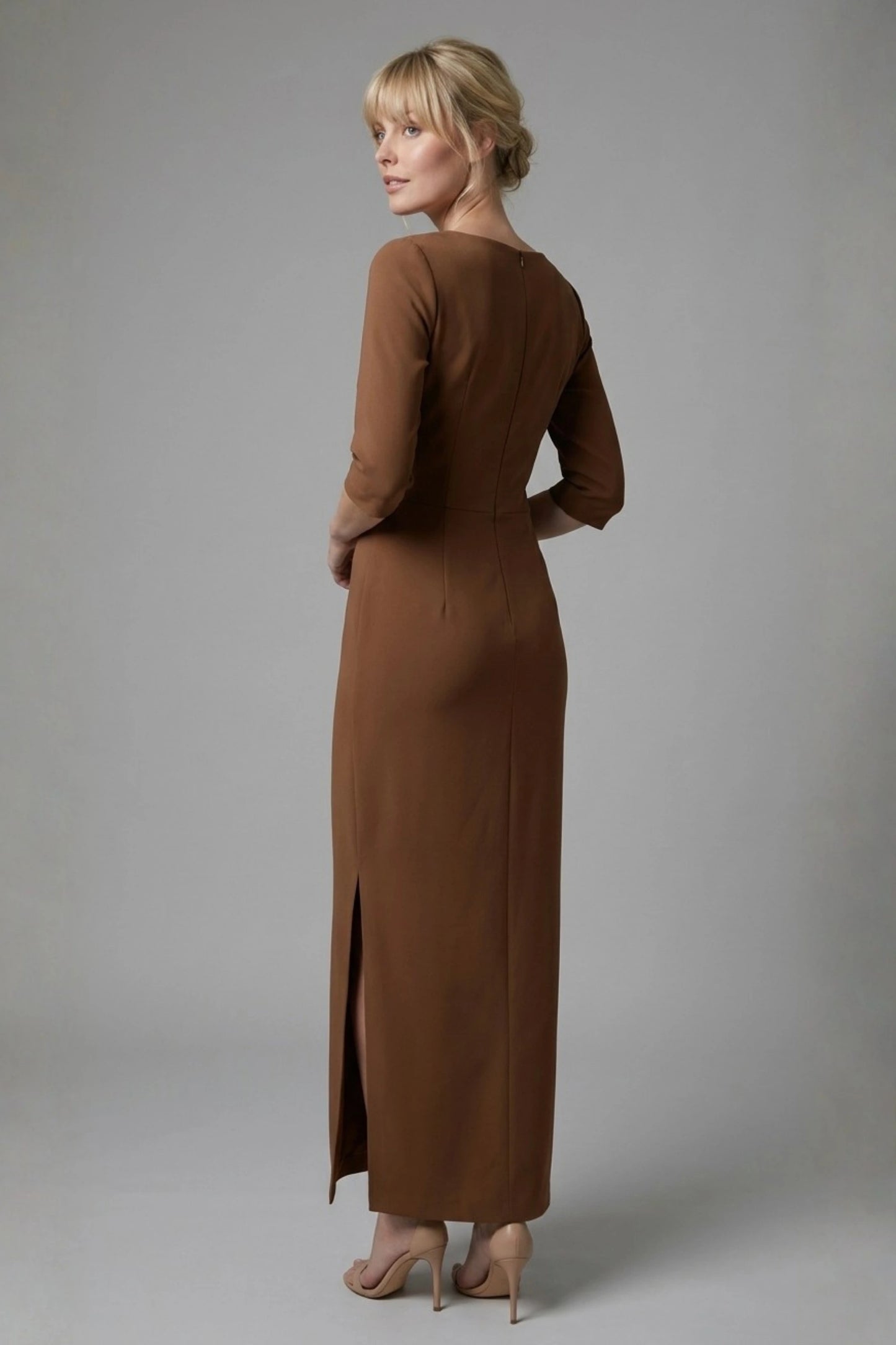 Havana Boat Neck Maxi Dress