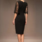 Lovelock French Lace Sleeve Dress
