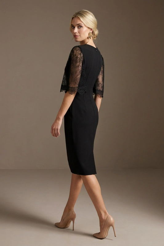 Lovelock French Lace Sleeve Dress
