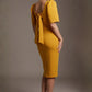 Leiston Open-Back Pencil Dress