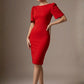 Leiston Open-Back Pencil Dress