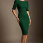 Leiston Open-Back Pencil Dress