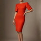 Leiston Open-Back Pencil Dress