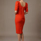 Leiston Open-Back Pencil Dress