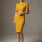 Leiston Open-Back Pencil Dress