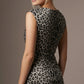 Thame Asymmetric Satin Cascade Dress