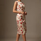 Thame Asymmetric Satin Cascade Dress
