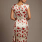 Thame Asymmetric Satin Cascade Dress