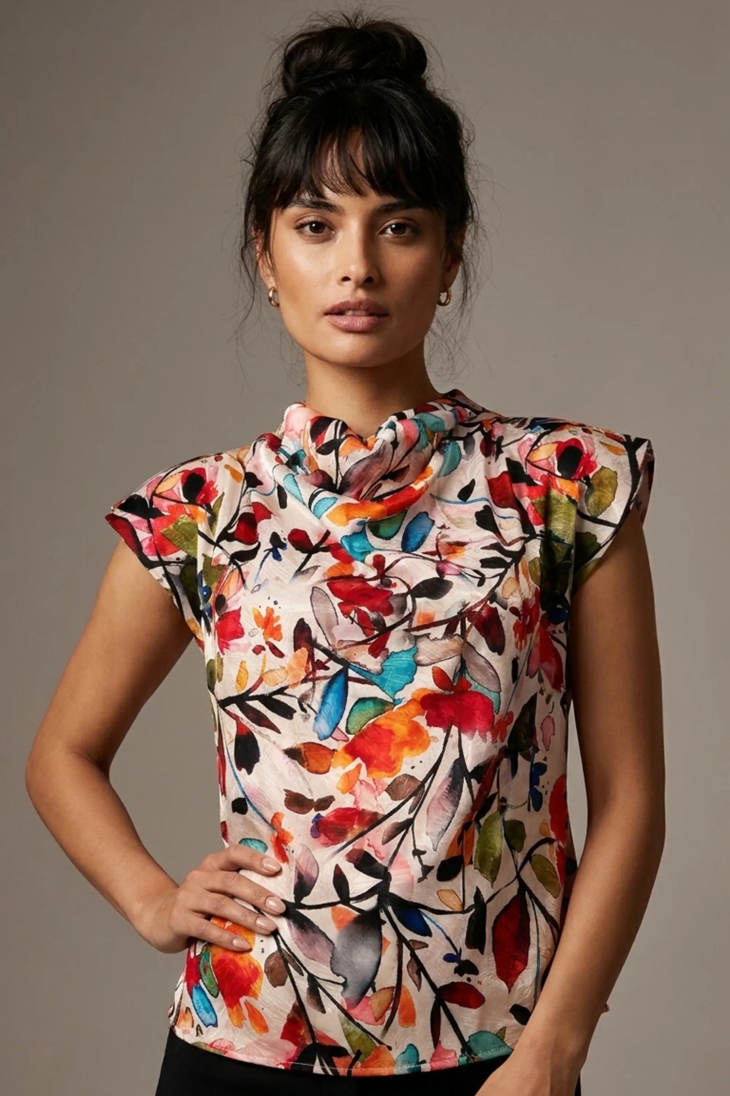 Arundel Cowl Neck & Swing Skirt Co-ord