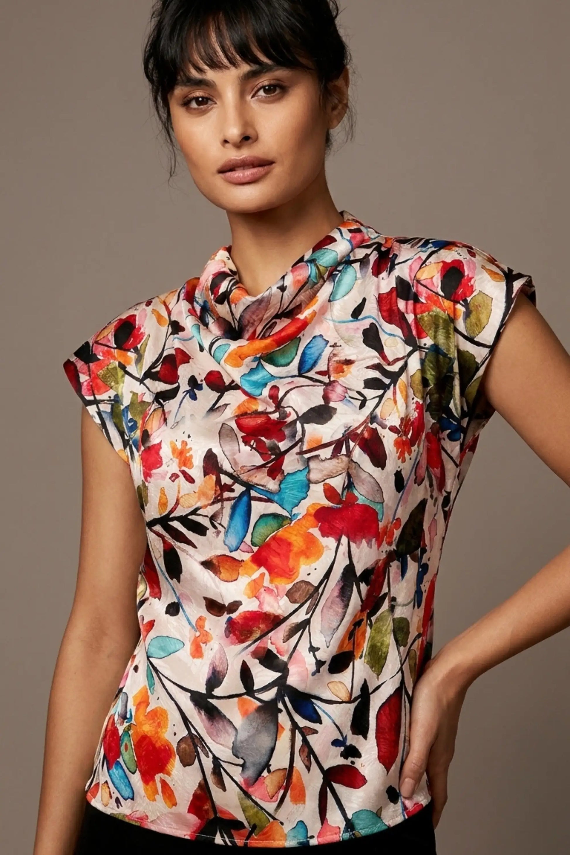 Arundel Cowl Neck & Swing Skirt Co-ord