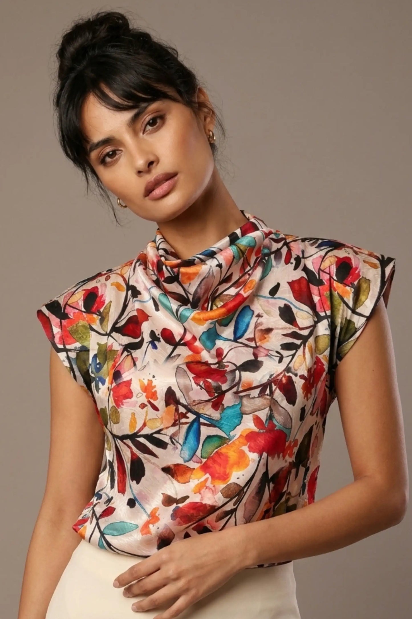 Arundel Cowl Neck & Swing Skirt Co-ord