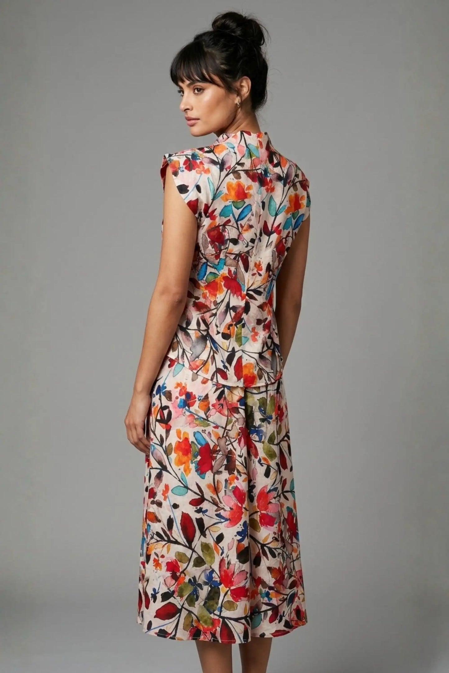 Arundel Cowl Neck & Swing Skirt Co-ord