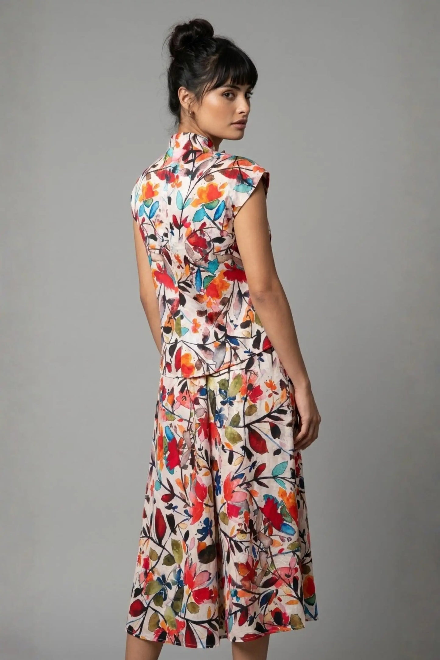 Arundel Cowl Neck & Swing Skirt Co-ord