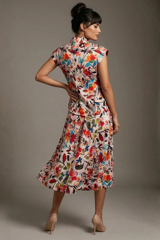 Arundel Cowl Neck & Swing Skirt Co-ord