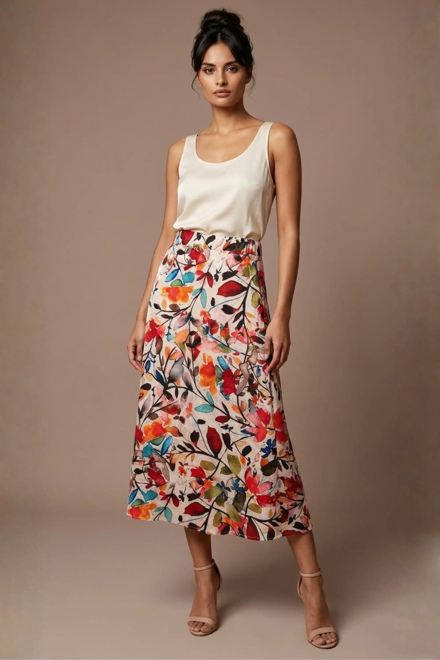 Arundel Cowl Neck & Swing Skirt Co-ord