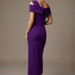 Olina Maxi Skirt - Vegas Off-The-Shoulder Drape Dress