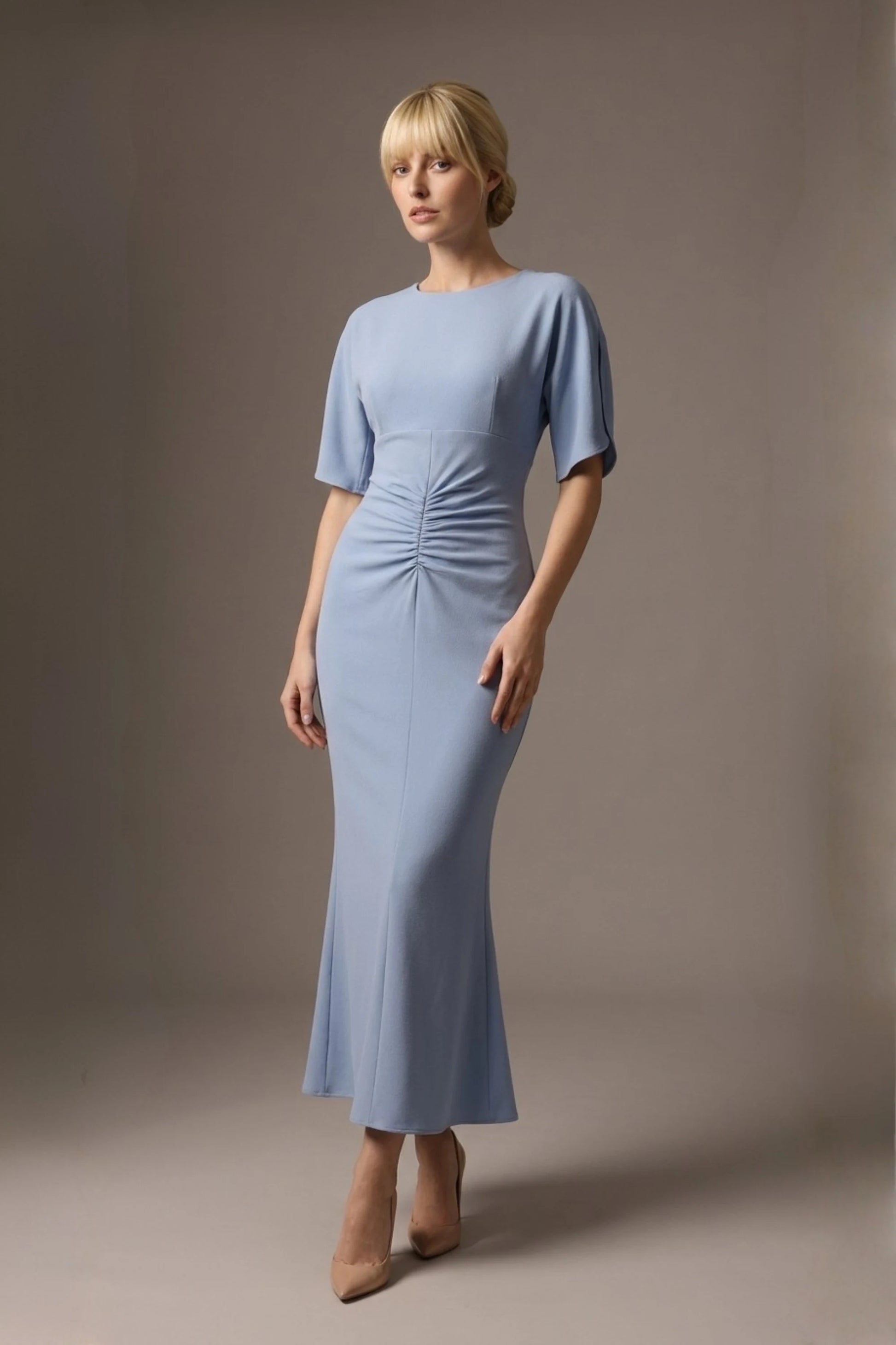 Cleopatra Ruched Midaxi Dress