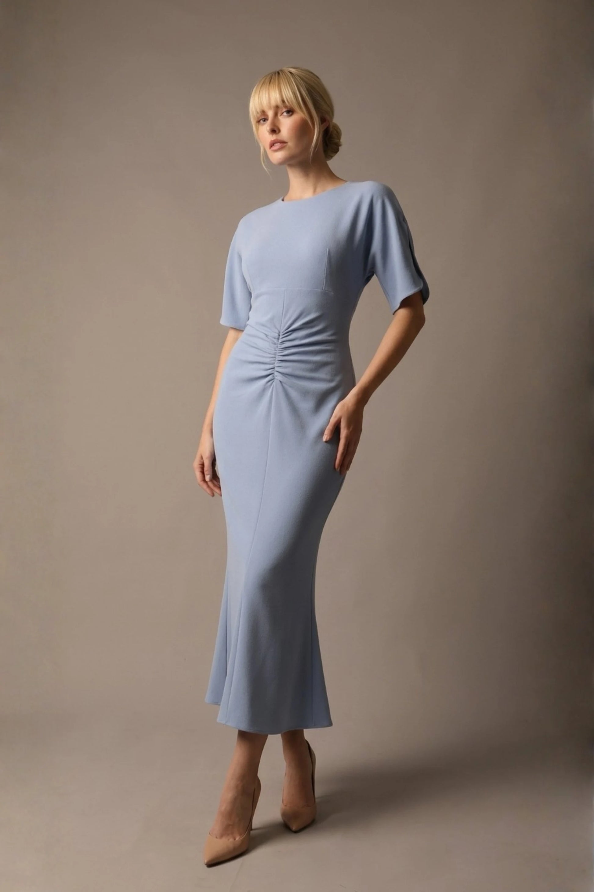 Cleopatra Ruched Midaxi Dress