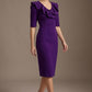 Caister Statement Frill Tie Pencil Dress