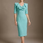Caister Statement Frill Tie Pencil Dress
