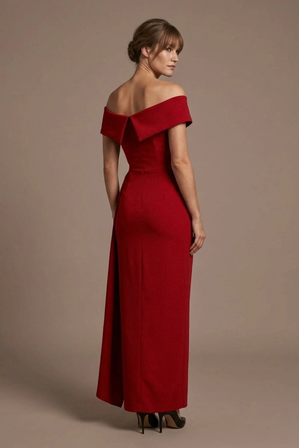 Othello Off-The-Shoulder Drape Maxi Dress
