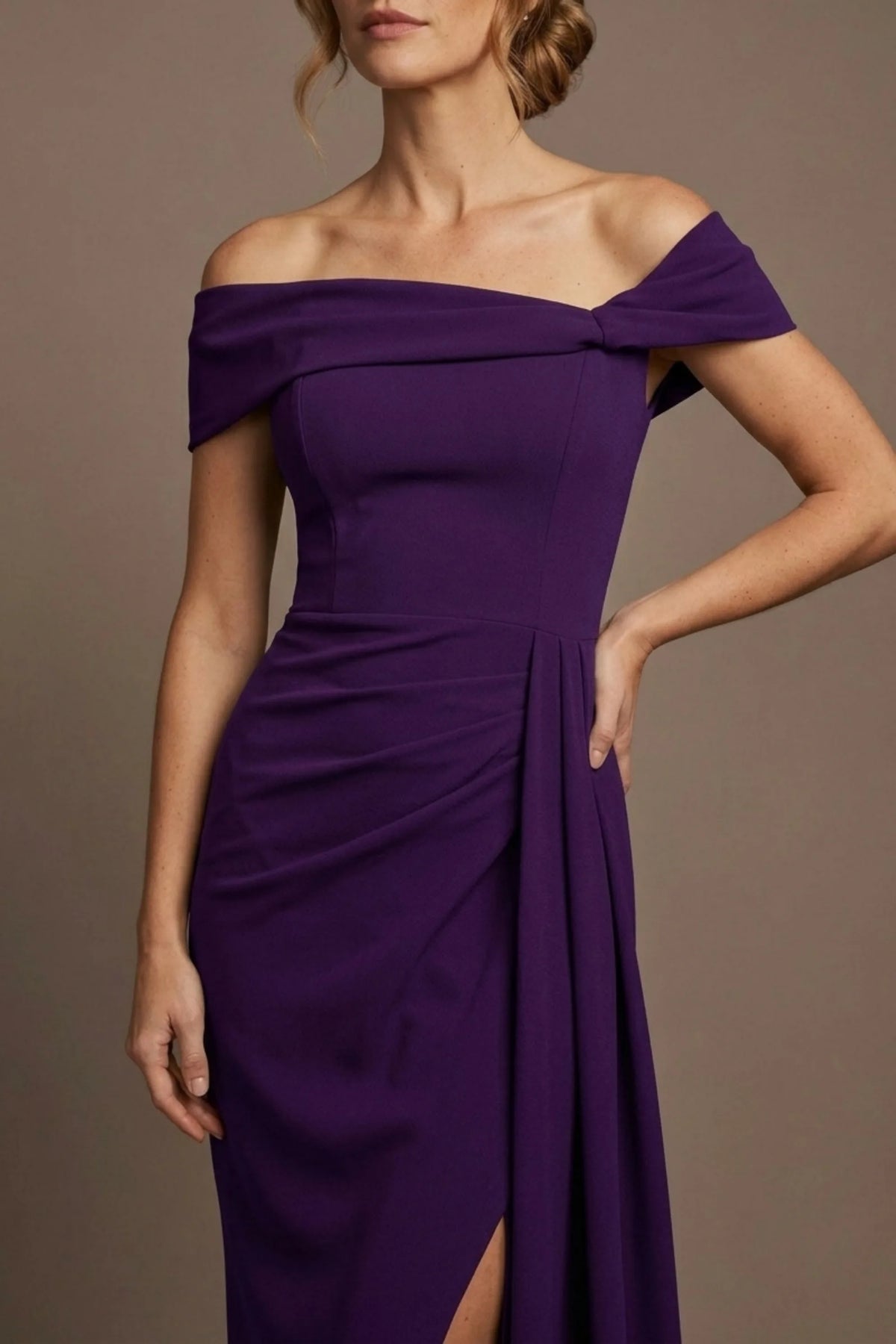 Othello Off-The-Shoulder Drape Maxi Dress
