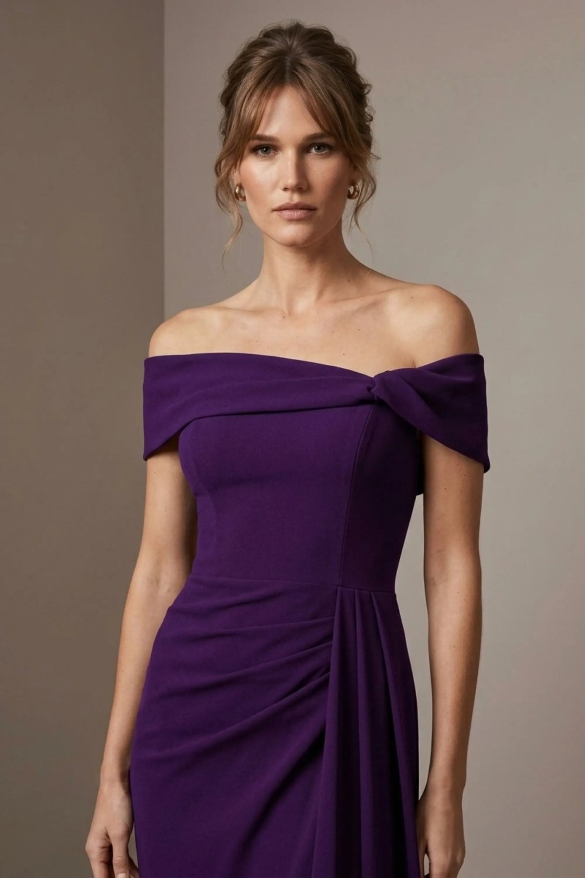 Othello Off-The-Shoulder Drape Maxi Dress
