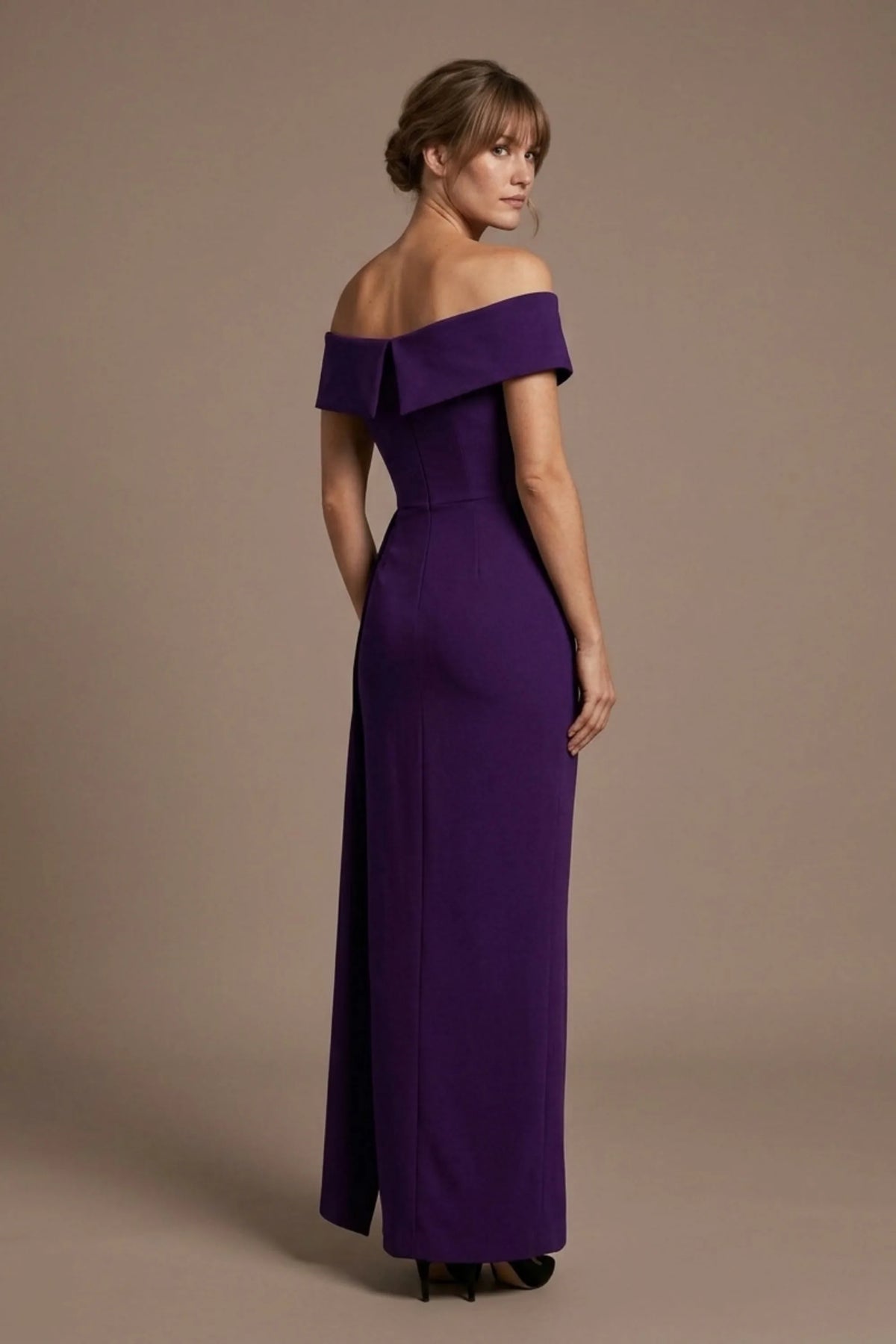 Othello Off-The-Shoulder Drape Maxi Dress
