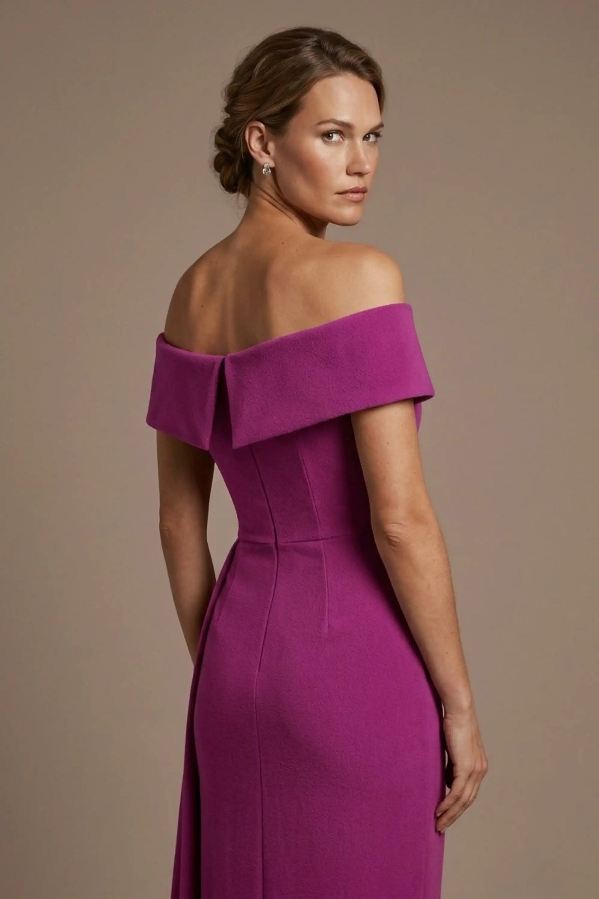 Othello Off-The-Shoulder Drape Maxi Dress
