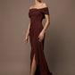 Othello Off-The-Shoulder Drape Maxi Dress
