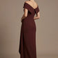 Othello Off-The-Shoulder Drape Maxi Dress
