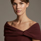 Othello Off-The-Shoulder Drape Maxi Dress
