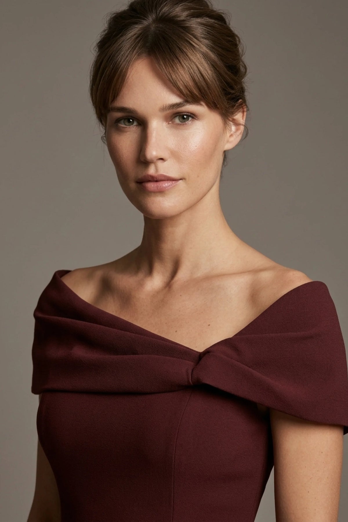 Othello Off-The-Shoulder Drape Maxi Dress
