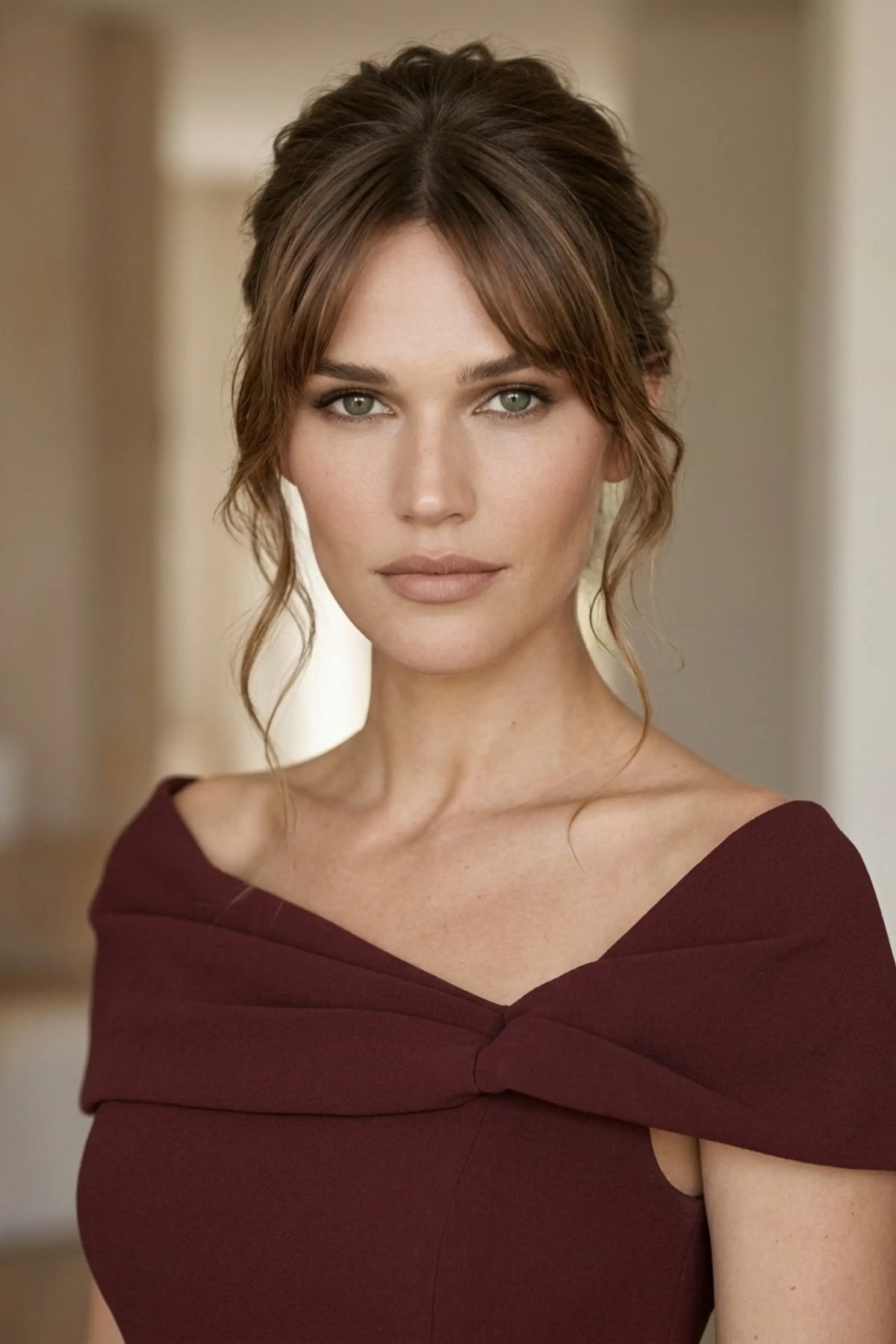 Othello Off-The-Shoulder Drape Maxi Dress
